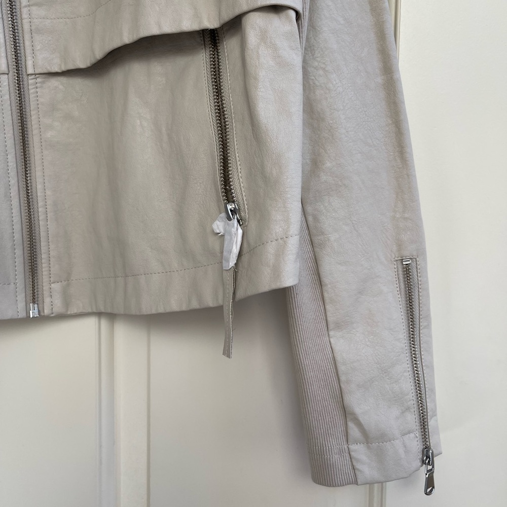 Anthropologie vegan leather jacket NWT - Picture 5 of 13